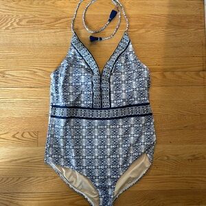 Talbots Cabana Life Halter Neck Swimsuit